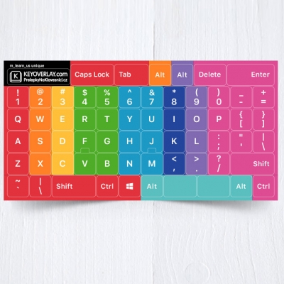 learning keyboard us stickers unique