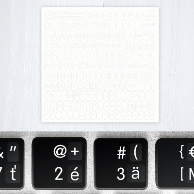 t european stickers keyboard glow white 5