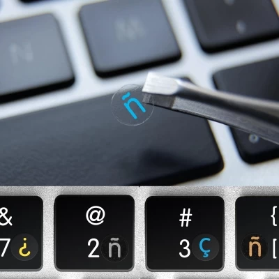 Španělské průhledné mini přelepky